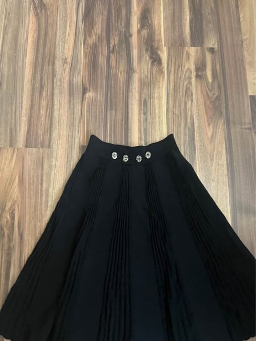 The Kooples black knit skirt size Small
